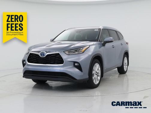 Blue 2023 Toyota Highlander Hybrid Limited