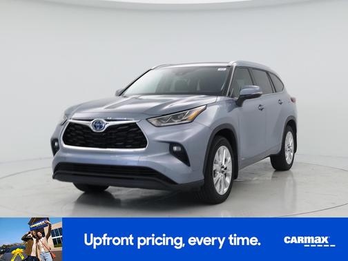 Blue 2023 Toyota Highlander Hybrid Limited