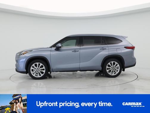 Blue 2023 Toyota Highlander Hybrid Limited