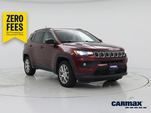 Red 2022 Jeep Compass Latitude Lux