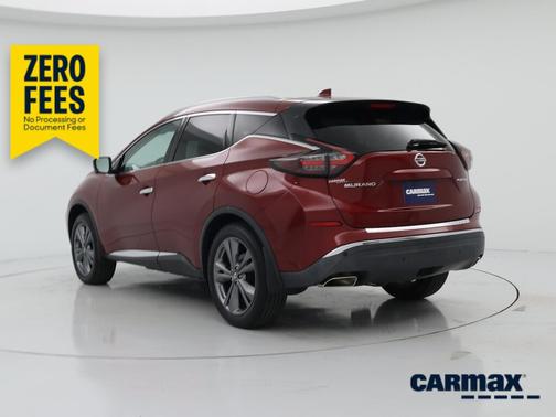 Red 2021 Nissan Murano Platinum