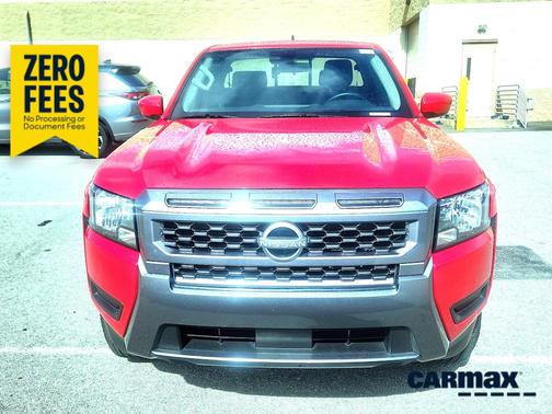 Red 2025 Nissan Frontier SV