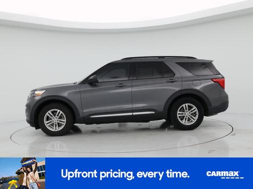 Gray 2021 Ford Explorer XLT