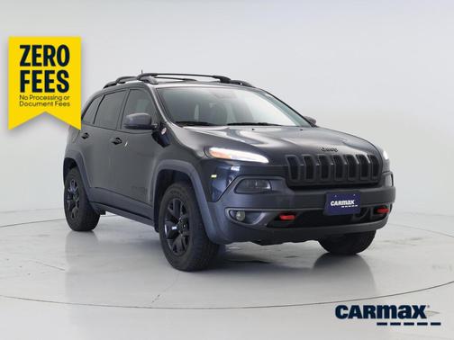 Black 2016 Jeep Cherokee Trailhawk