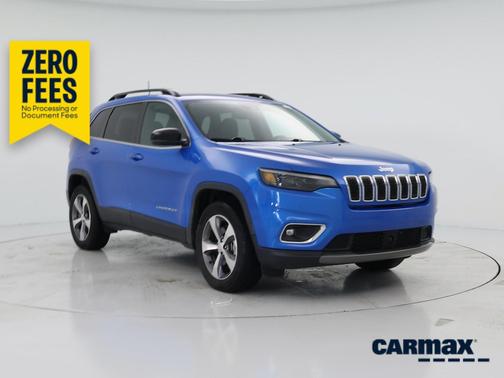 Blue 2022 Jeep Cherokee Limited