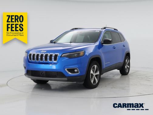 Blue 2022 Jeep Cherokee Limited