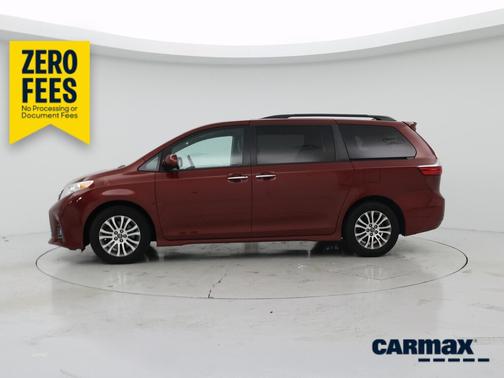 Red 2019 Toyota Sienna XLE