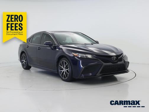 Blue 2022 Toyota Camry SE