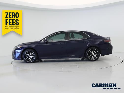 Blue 2022 Toyota Camry SE