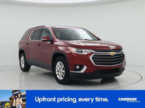 Red 2020 Chevrolet Traverse LT Cloth
