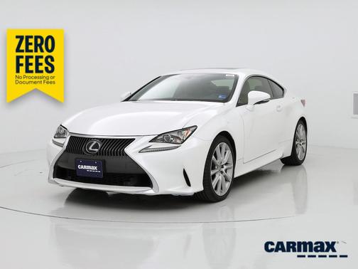 White 2015 Lexus RC 350