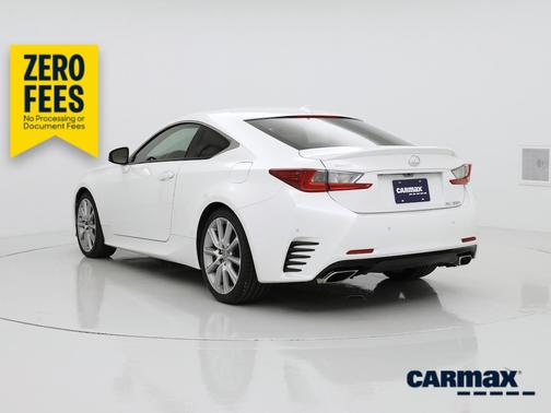 White 2015 Lexus RC 350
