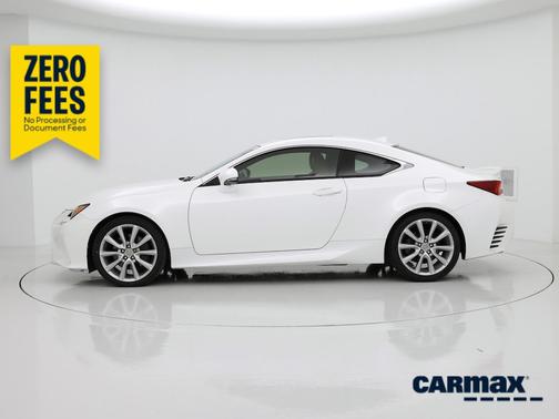 White 2015 Lexus RC 350