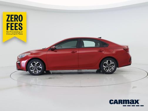 Red 2019 Kia Forte FE