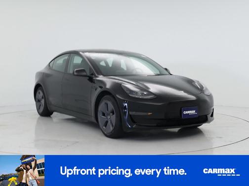 Black 2022 Tesla Model 3