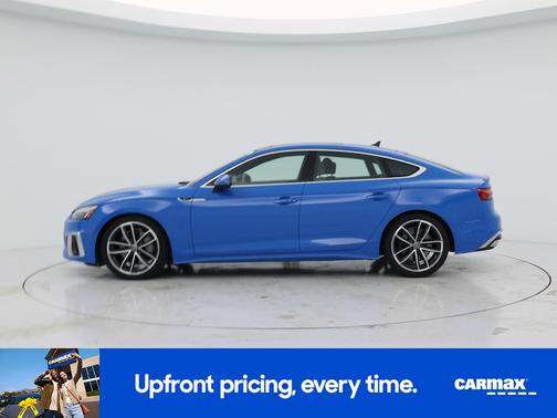 Blue 2021 Audi A5 Sportback S-Line Premium Plus