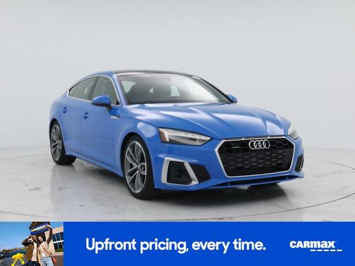 Blue 2021 Audi A5 Sportback S-Line Premium Plus