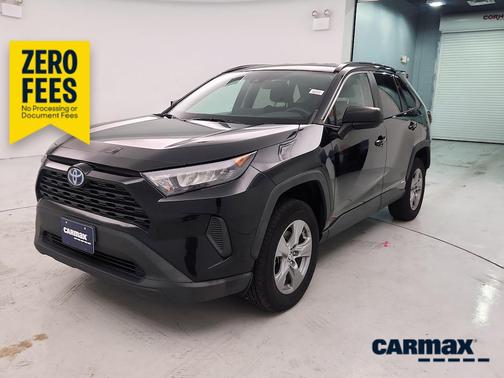 Black 2022 Toyota RAV4 Hybrid LE