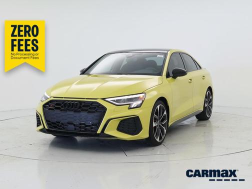 Yellow 2024 Audi S3 Premium Plus