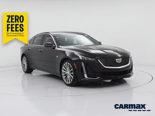 Burgundy 2020 Cadillac CT5 Premium Luxury