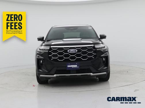 Black 2025 Ford Explorer Platinum