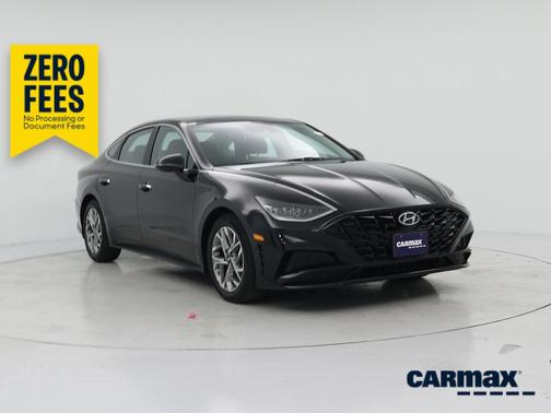 Black 2023 Hyundai SONATA SEL