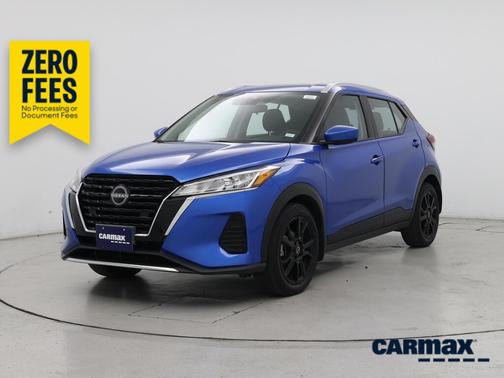 Blue 2023 Nissan Kicks SV