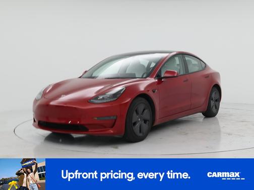 Red 2023 Tesla Model 3