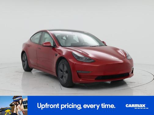 Red 2023 Tesla Model 3