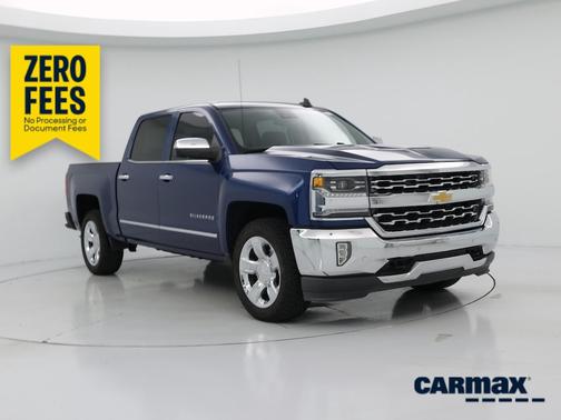 Blue 2017 Chevrolet Silverado 1500 LTZ