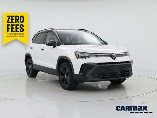 White 2025 Volkswagen Taos SE Black Edition
