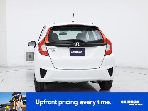 White 2015 Honda Fit LX