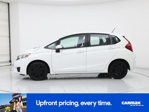 White 2015 Honda Fit LX