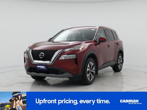 Red 2021 Nissan Rogue SV