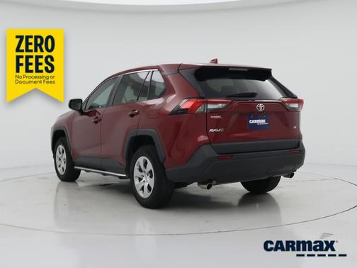 Red 2022 Toyota RAV4 LE