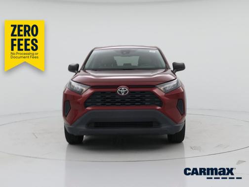 Red 2022 Toyota RAV4 LE