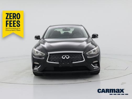 Black 2023 INFINITI Q50 Luxe