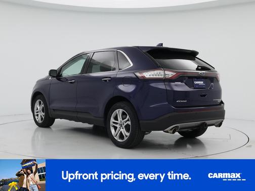 Blue 2016 Ford Edge Titanium