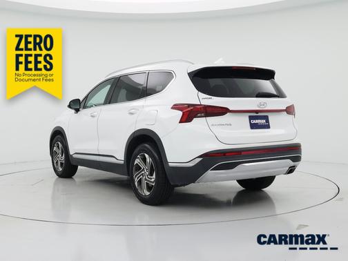 White 2022 Hyundai SANTA FE SEL