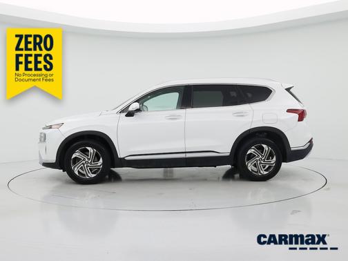 White 2022 Hyundai SANTA FE SEL