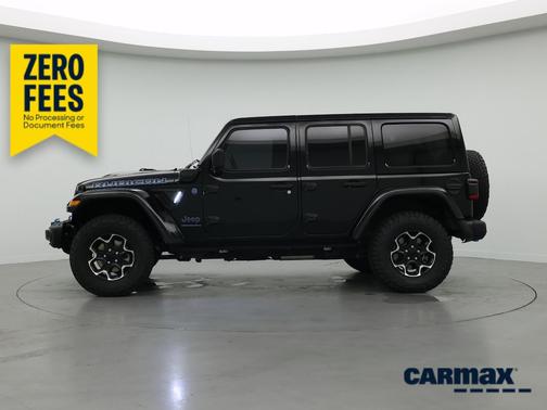 Black 2023 Jeep Wrangler 4xe Unlimited Rubicon