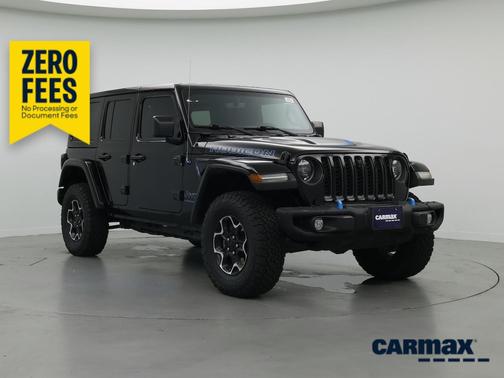 Black 2023 Jeep Wrangler 4xe Unlimited Rubicon