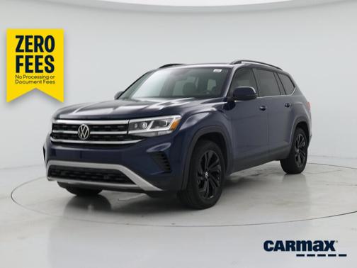 Blue 2023 Volkswagen Atlas SE w/Tech