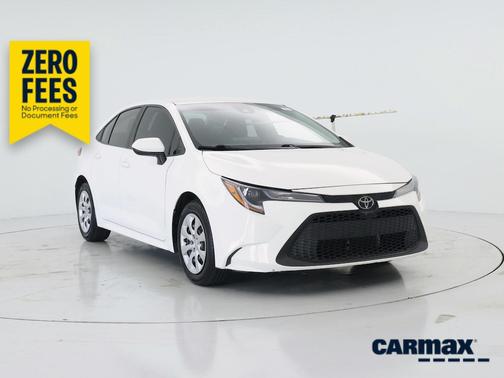 White 2022 Toyota Corolla LE