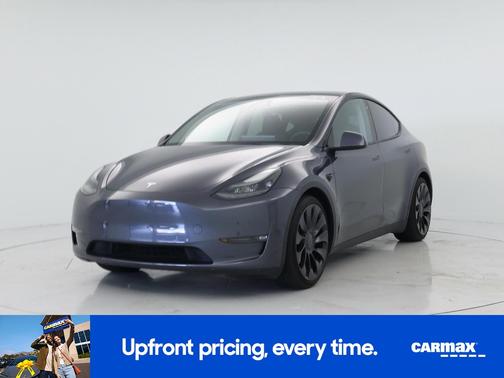 Gray 2022 Tesla Model Y Performance
