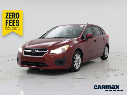 Red 2014 Subaru Impreza 2.0I Premium