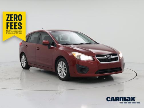 Red 2014 Subaru Impreza 2.0I Premium