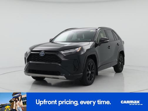 Black 2023 Toyota RAV4 Hybrid SE