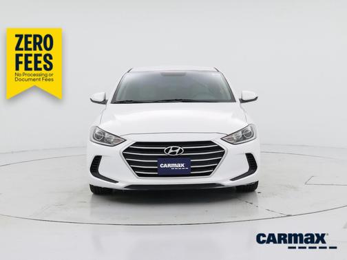 White 2018 Hyundai ELANTRA SEL