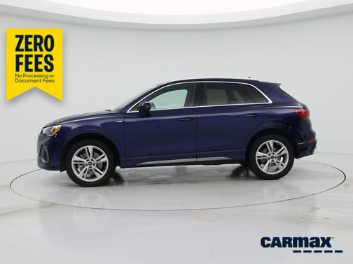 Blue 2022 Audi Q3 S-Line Premium